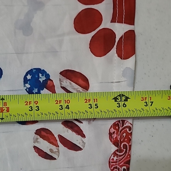 Unknown Brand Patriotic Paw Print swimsuit coverup Size Large - Picture 7 of 7